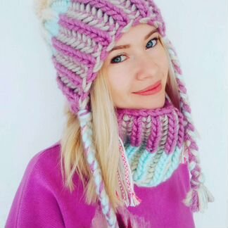 Вязаный Комплект морожкапирожка)