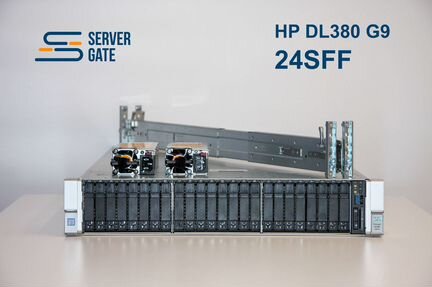 Сервер HP DL380 G9 24SFF 2x E5-2623v3 256 GB