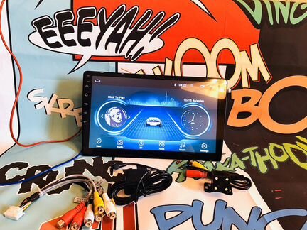 Магнитола 2 din Android экран 9 дюймов WI-FI GPS