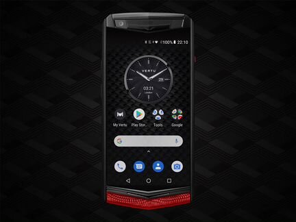 Новый Vertu Aster P Gothic Ti Garnet Lizard