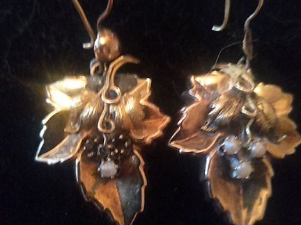 Серьги антикварные из дворца