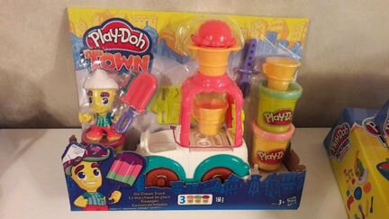 Набор пластилин play doh город грузовичок с мороже