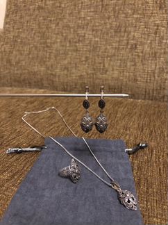 Серебряный набор