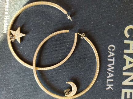 Серьги Chanel оригинал