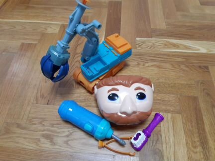 Play Doh зубастик + экскаватор