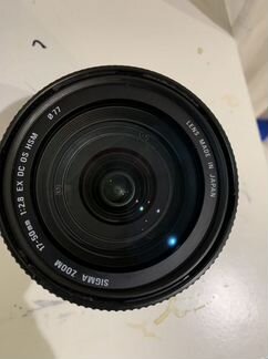 Объектив sigma для nikon 17-50 f/2.8 EX DC HSM