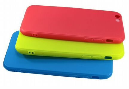 Чехол-накладка для iPhone 66S (4.7) fashion TPU матовый б/отв желтый