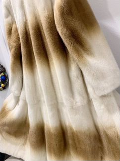 Норковая шуба деграде