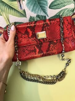 Сумка из питона dolce gabbana