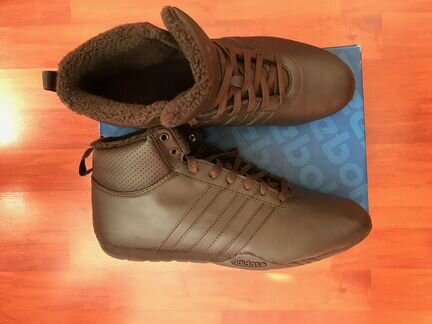 Кожаные зимние кроссовки Adidas Neo Label Германия