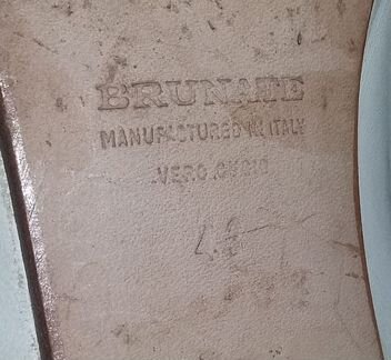 Brunate туфли балетки 42-42,5-43 белые бу Италия