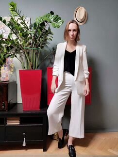 Пиджак белый Zara woman, 42-44