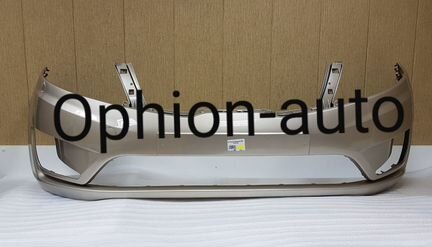 Бампер Киа Рио золотой