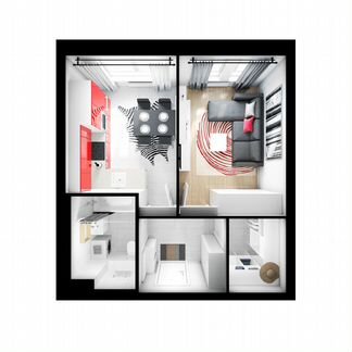 1-к квартира, 33.5 м², 12/32 эт.