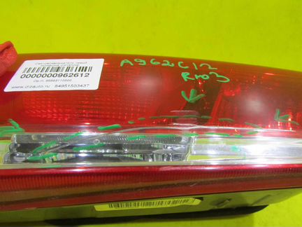 Фонарь внутренний левый Kia Rio 3 (2015-2017) 9240