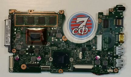 Материнская плата ноутбука Asus X202E i3-3217U 4 G
