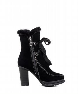 Новые сапоги нат. замша + нат. шерсть р.37