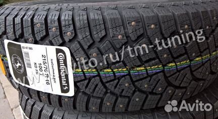 Зимние Шипованные Шины Continental 285/60 R18