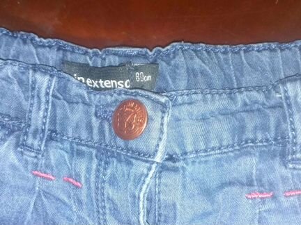 Джинсы для девочек размер 80