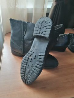 Сапоги осень кожа 38