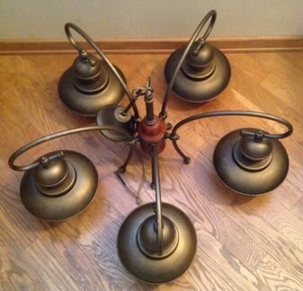 Люстра Кантри Бронза Италия оч мало бу