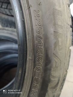 Комплект шин bridgestone turanza 225/45R19 (Лето)