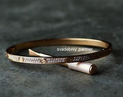 Золотой браслет Cartier