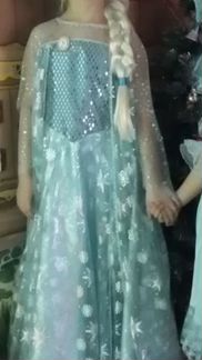 Новогодний костюм Эльзы, холодное сердце