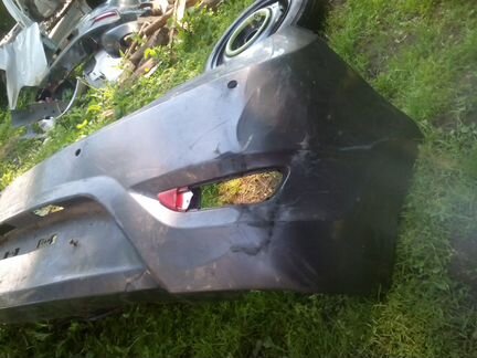 Бампер задний на Хундай солярис хэтчбек