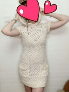 Платье вязанное