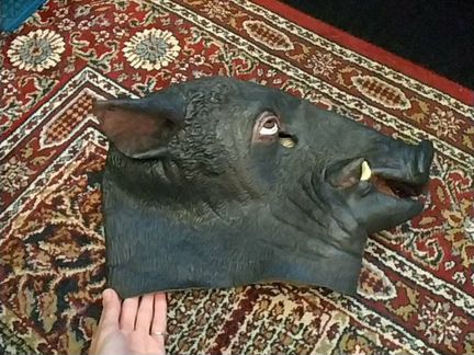 Маска реалистичная кабан
