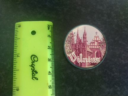 Значок Вильнюс СССР, 1990 г