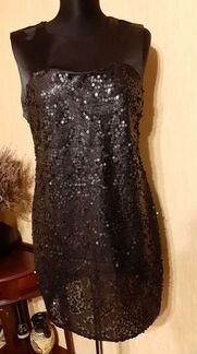 44 Платье коктейльное пайетки