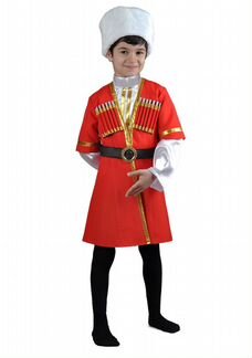 Костюм Карнавалия Джигит, детский, красный, 32 размер (26-0052-32)