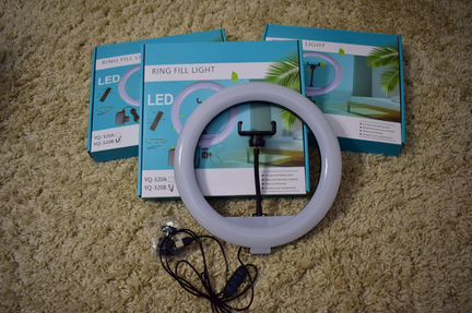 Световое кольцо 30см со штативом 210см