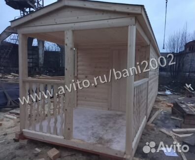 Баня мобильная из бруса (23)