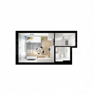 Квартира-студия, 20 м², 18/31 эт.