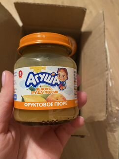 Фруктовое пюре детское Агуша ассорти