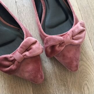 Балетки corso como бархатные