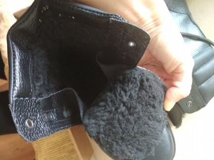 Берцы Бутекс размер 38, зима, мех, кожа