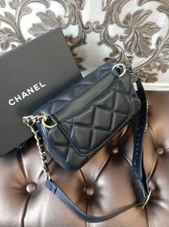 Новая женская сумка клатч на ремне через плечо чер