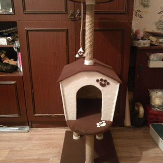 Домики с когтеточкой