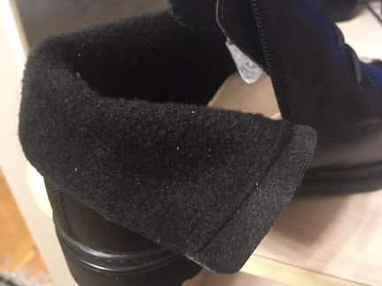 Утепленные кожанные мужские полусапожки 43 размер