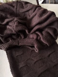 Комплект шапка-берет +шарф