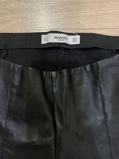 Кожаные штаны Mango