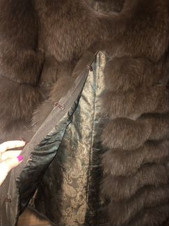 Шуба из песца 3 в 1 90 см