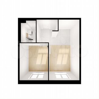 1-к квартира, 43.5 м², 14/17 эт.