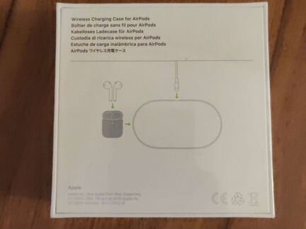 Футляр Apple Airpods оригинал с беспровод зарядкой