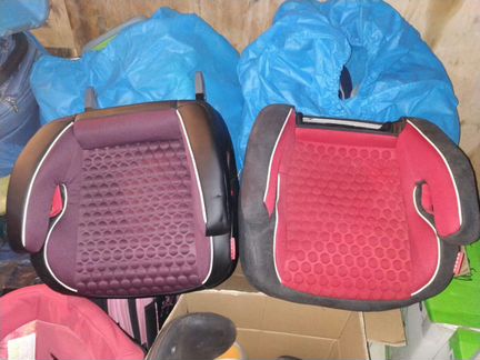 Новые бустеры с Isofix или на ремнях (до 36 кг)