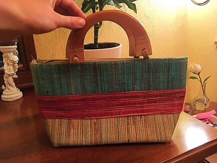 Cумка из соломки